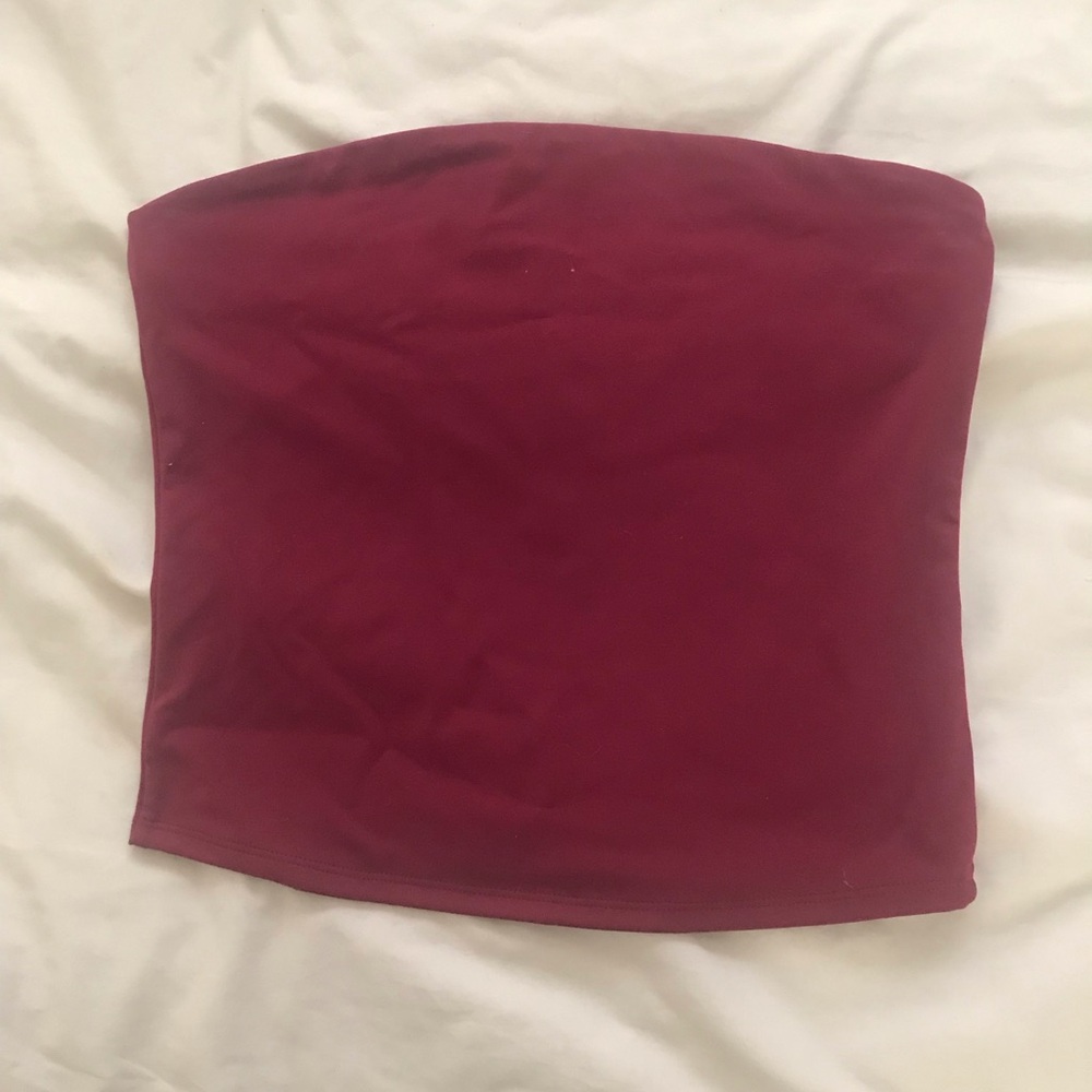 Burgundy Tube Top